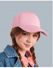 Czapka JUNIOR sześciopanelowa CZA011 z daszkiem JHK